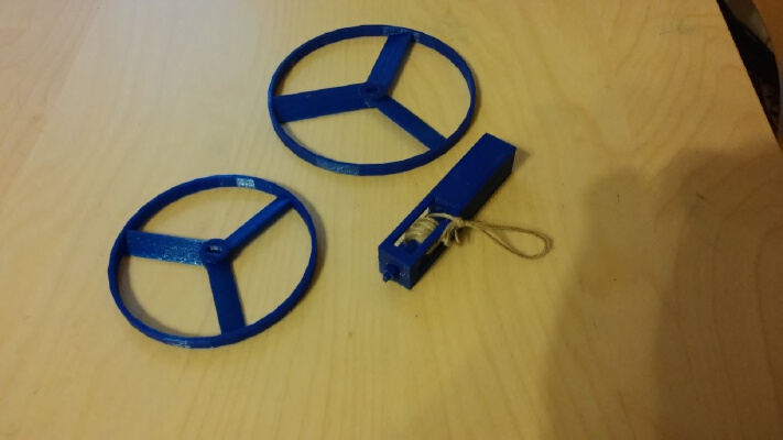 pull string flyer | 3d print model