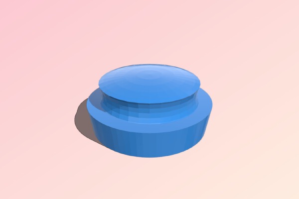 Drain Plug with Flat Pull | 3d print model