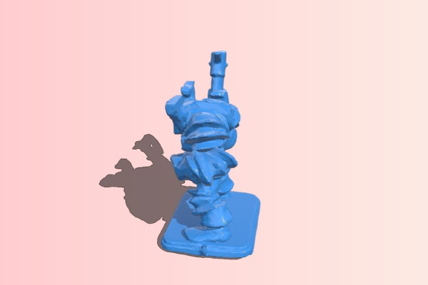 Monopose Chaos Warrior (Heroquest WQ) | 3d print model