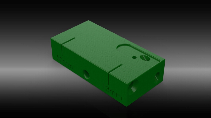E3D V6 PTFE tube jig for Prusa_etc | 3d print model