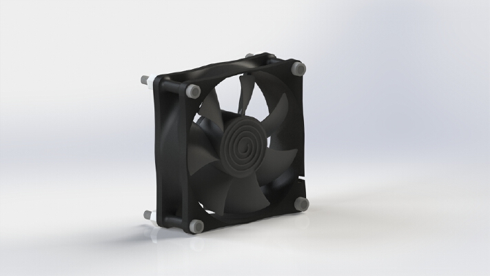 80mm computer Fan | 3d print model