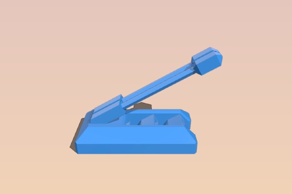Mouse bungee with 3 USB holder | 3d print model