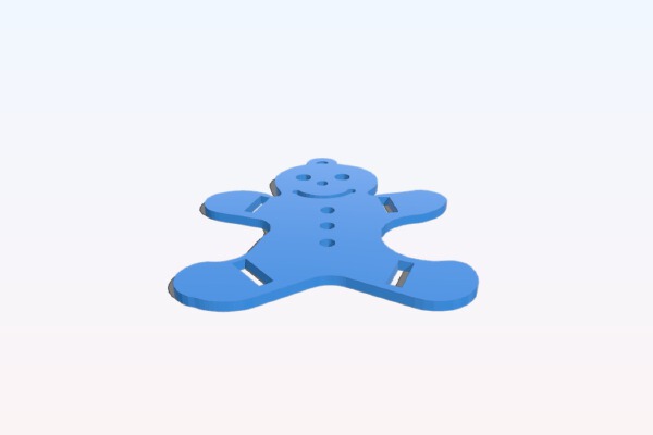 Ginger Bread Man | 3d print model