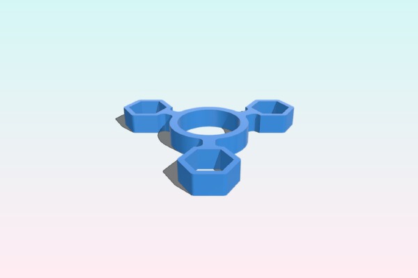 Fidget Nut Spinner - Wingnut2k #11 | 3d print model