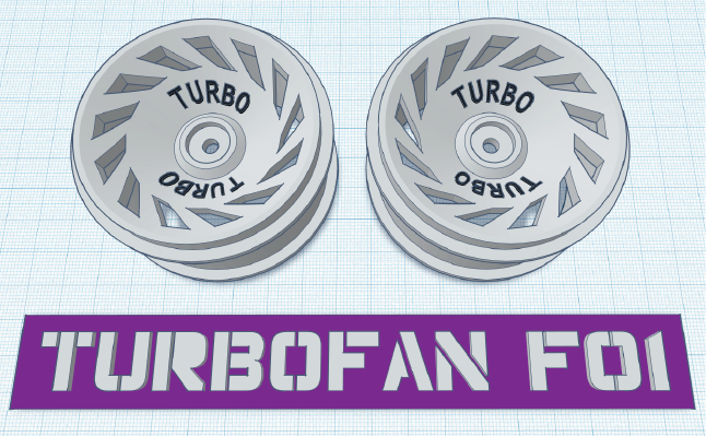 1:10 Buggy RIMS 61cm (TURBOFAN F01) | 3d print model