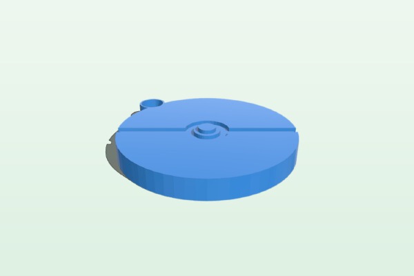Pokeball Keychain | 3d print model