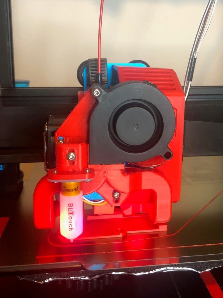 BLTOUCH Remix of Lightweight SWX1 5015 Part Cooling Duct
