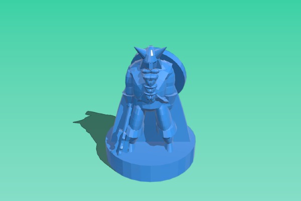 Dwarf Cleric D&D Miniature | 3d print model