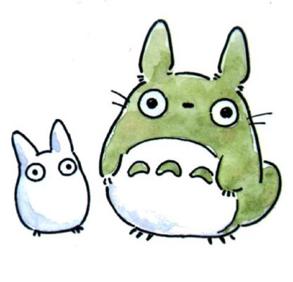 Totoro big & small cookie cutter | 3d print model