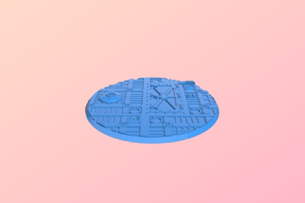mechanicum base 130mm | 3d print model