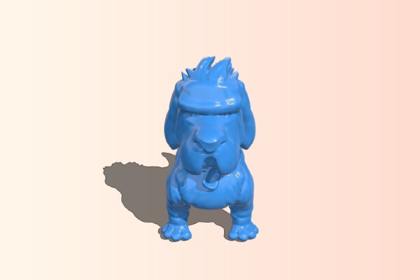 Serious dog | 3d print model