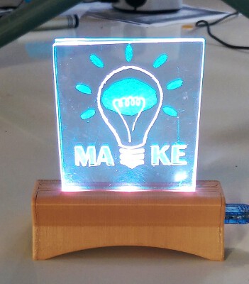 BASE FOR ACRYLIC LED ANIMATIONS | 3d print model