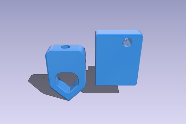 Z smooth rod stabilizing clamp for Geeetech acrylic (8mm) Prusa i3 X | 3d print model