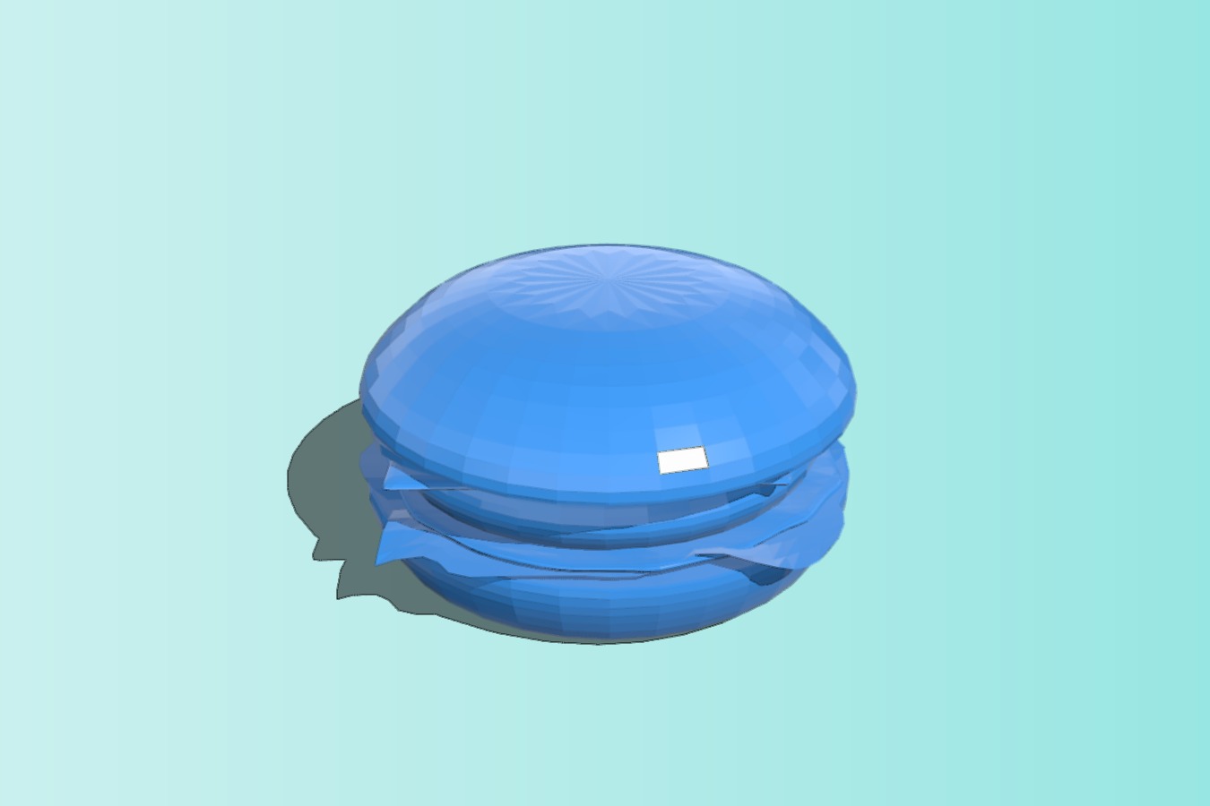 A nice juicy hamburger! (plastic model only)