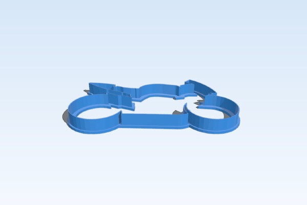 Motorbike cookie cutter | 3d print model