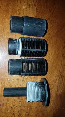 Hydroponics Flood and Drain parts | 3d print model