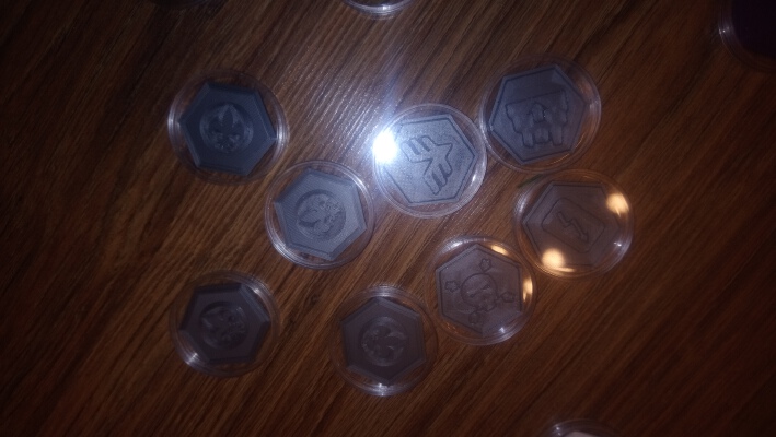 Forbidden stars order tokens for fan factions | 3d print model
