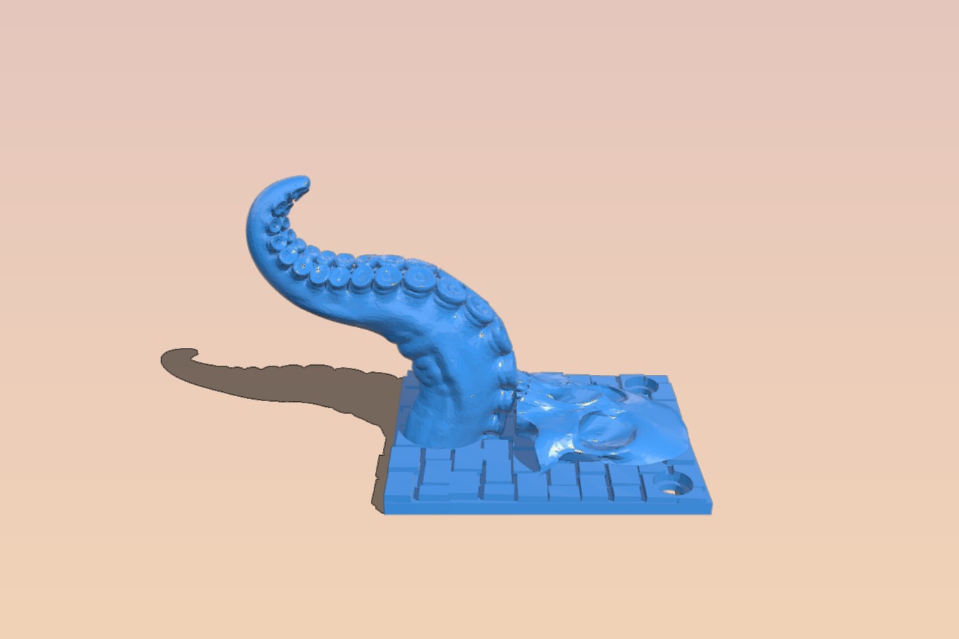 Skull Tentacle Wall Hook