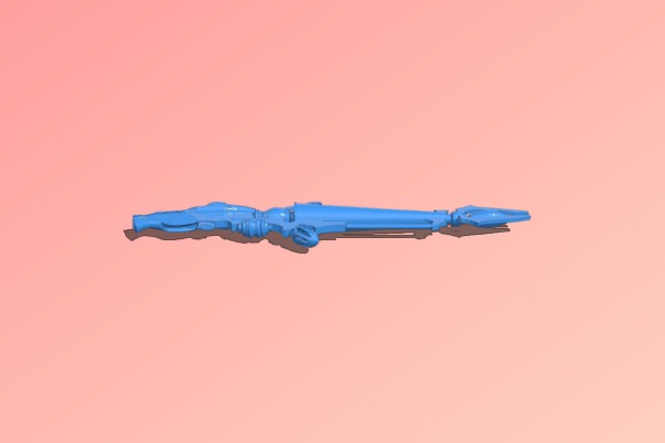 Evil Space Elf Disruption Blast | 3d print model