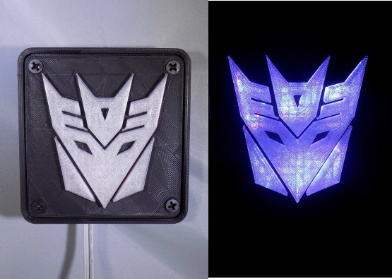 Decepticon Transformers LED Nightlight_Lamp
