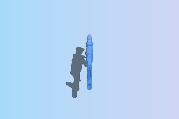 Intergalactic Guard Motor Rifle Infantry AM-47 Lasrifle - Reworked | 3d print model