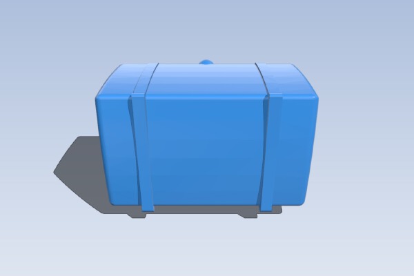 Fuel Tank 1_14, Tamiya Scania R470_R620 | 3d print model