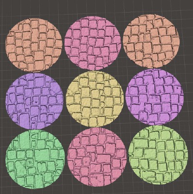 Cobblestone Paver Molds (9 total) | 3d print model