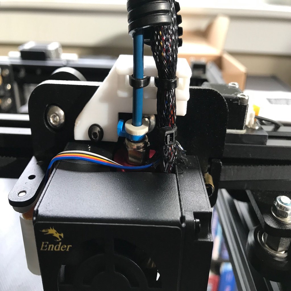 Ender 5 Plus - Extruder Strain Relief