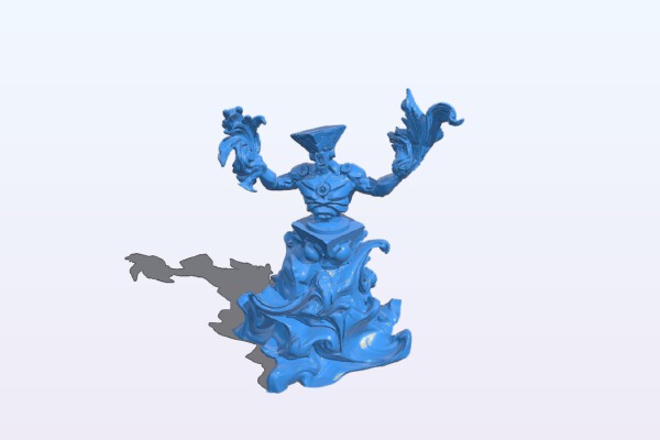 SciFi Wizard Miniature | 3d print model