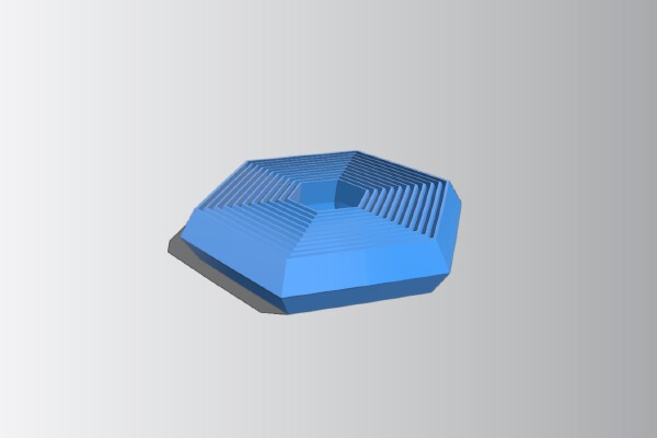 Fractal Flex Fidget Hexagon | 3d print model