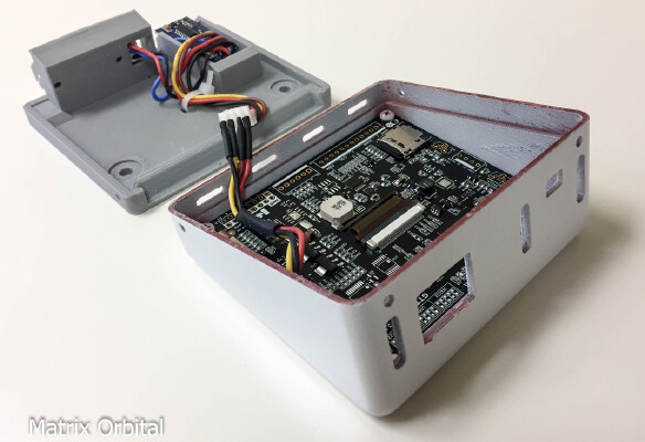 Wall Mount 3.5" TFT with DHT22 Humidity Sensor | 3d print model