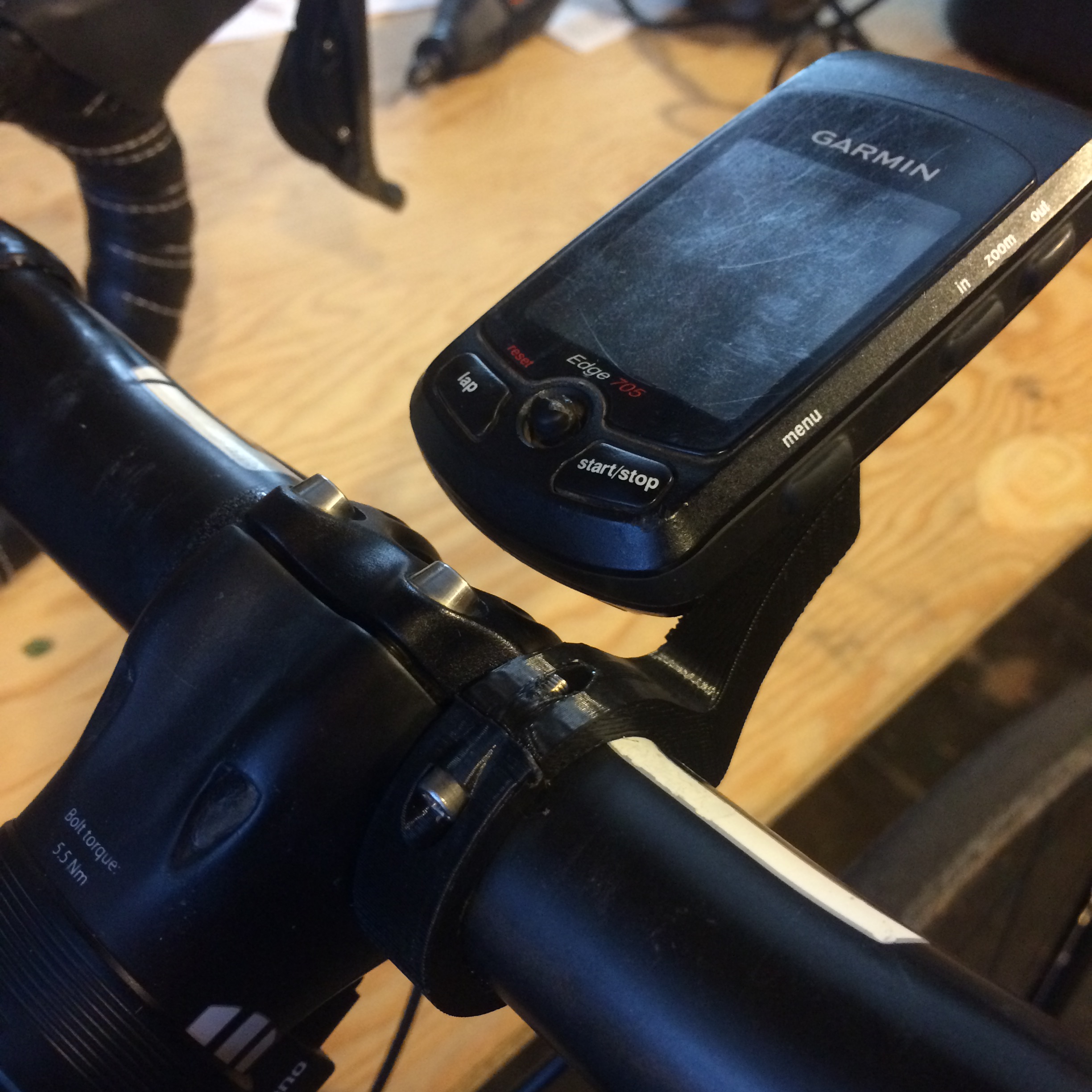 Garmin 705 out front mount