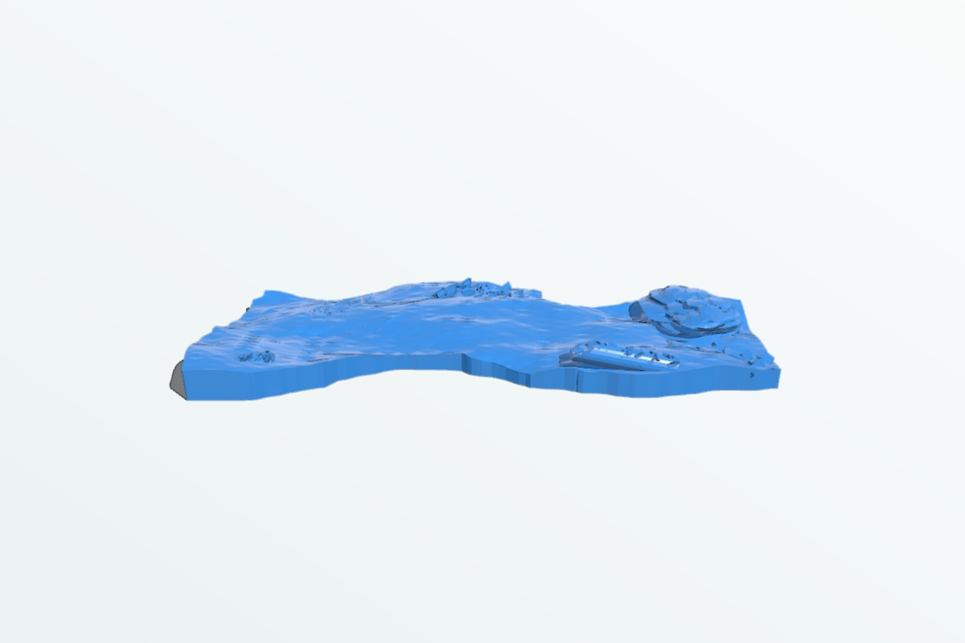 Diorama dirt road