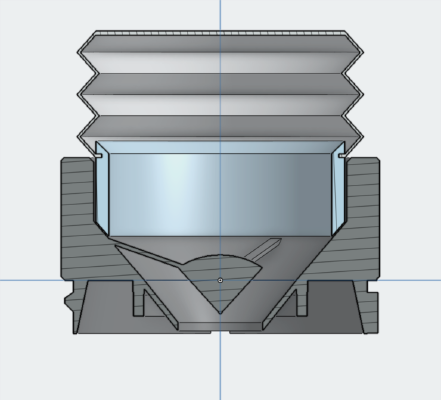 Baratza Forte _ Vario Single Dose Hopper with Bellows | 3d print model
