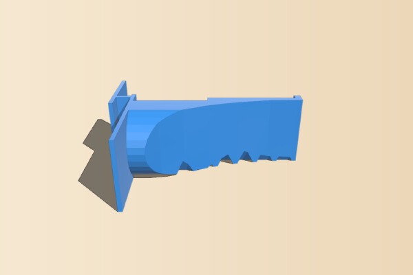 Simple Rep2 Spool Holder | 3d print model
