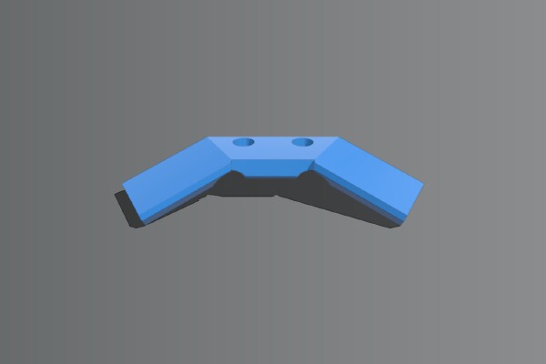 HE3D K280 Dual Fan Mount for Dual Extruder | 3d print model