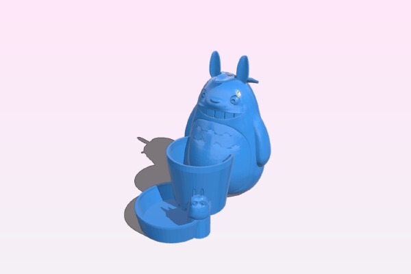 Self Watering Totoro Pot | 3d print model