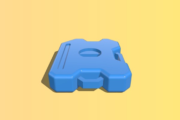 1/10 2 Gallon Rotopax gas can | 3d print model