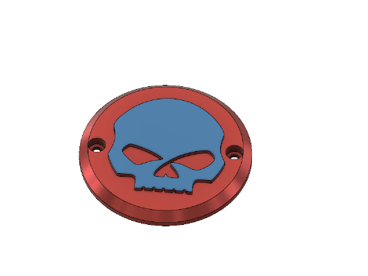 Big Twin Timing cover plate | 3d print model