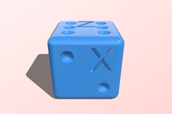 Dado Dice XYZ Calibracion Calibration | 3d print model