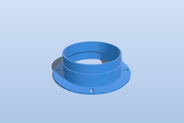 4 Inch Duct Flange | 3d print model
