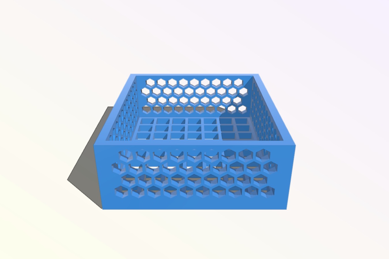 Honeycomb Box Tray Table Organizer!