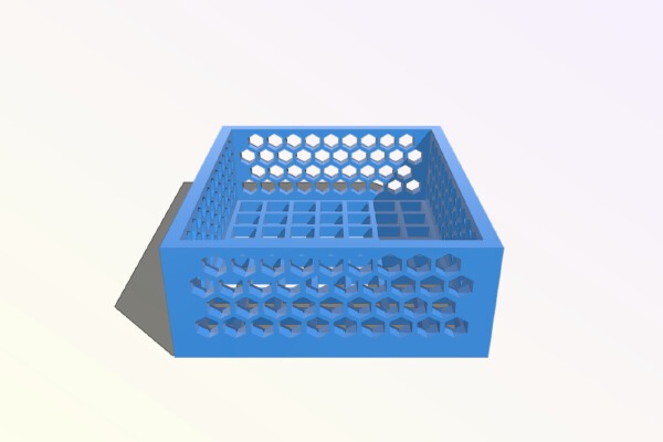 Honeycomb Box Tray Table Organizer! | 3d print model