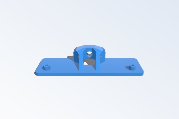 Ord Bot Hadron BLTouch Mount | 3d print model