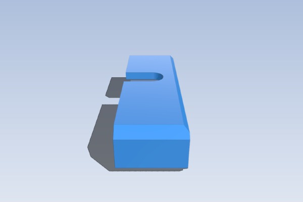 Printrbot Simple Metal Extruder Handle | 3d print model
