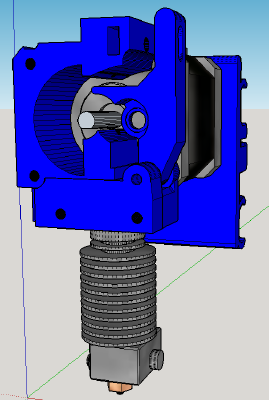E3D V6 Single Direct Drive System | 3d print model