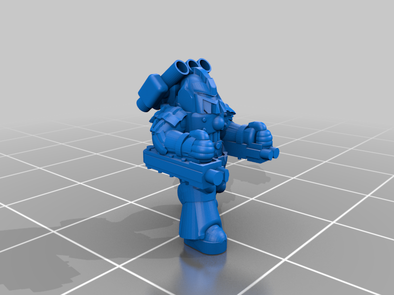 Heavy Space Marine Warhammer Epic Traveller 15mm Sci-fi