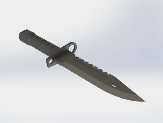  CS:GO ★ M9 Bayonet | Warm Plastic *not a weapon* | 3d print model