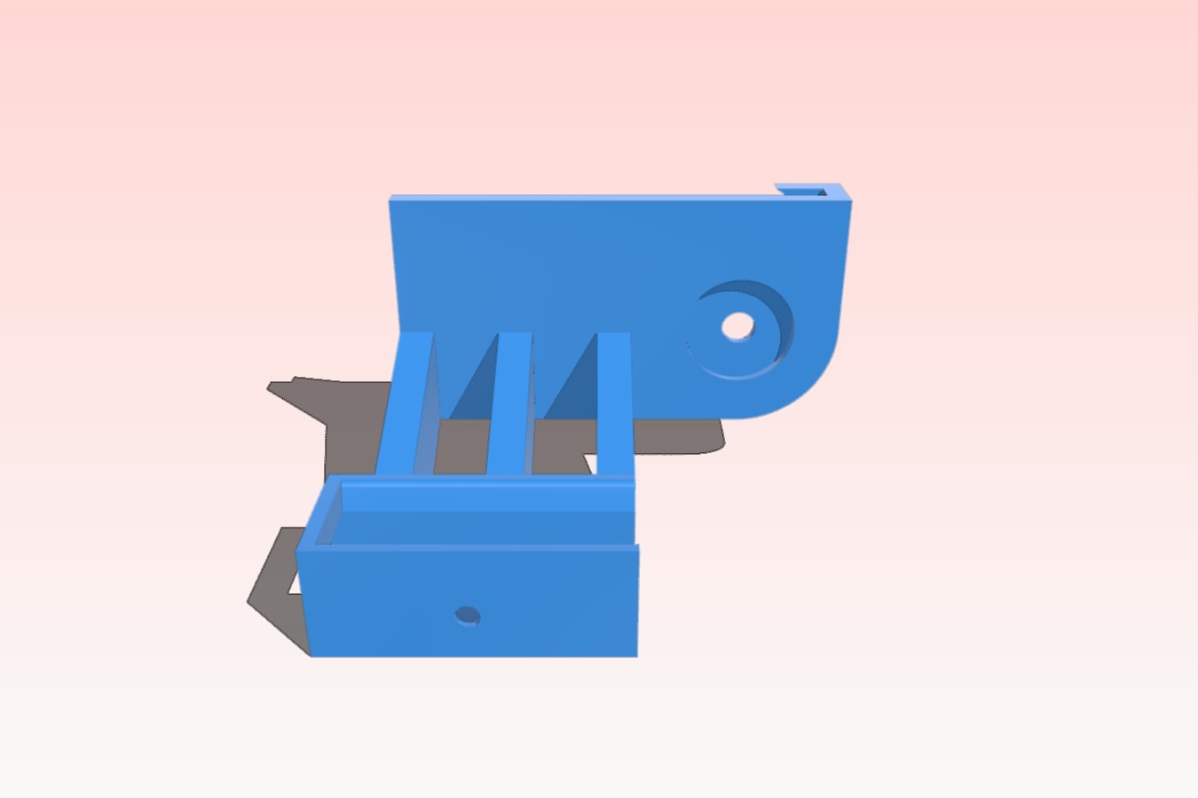 Nozzle wiping brush mount