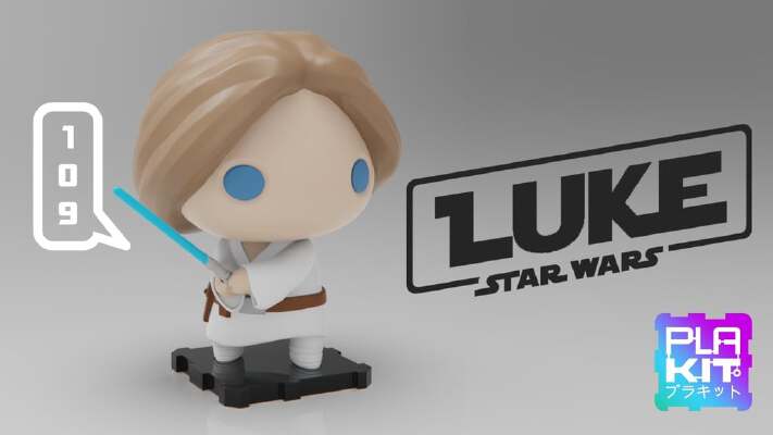 StarWars Luke Skywalker | 3d print model